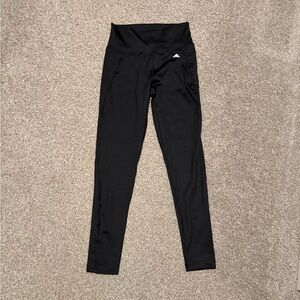 Adidas Black Ribbed Leggings